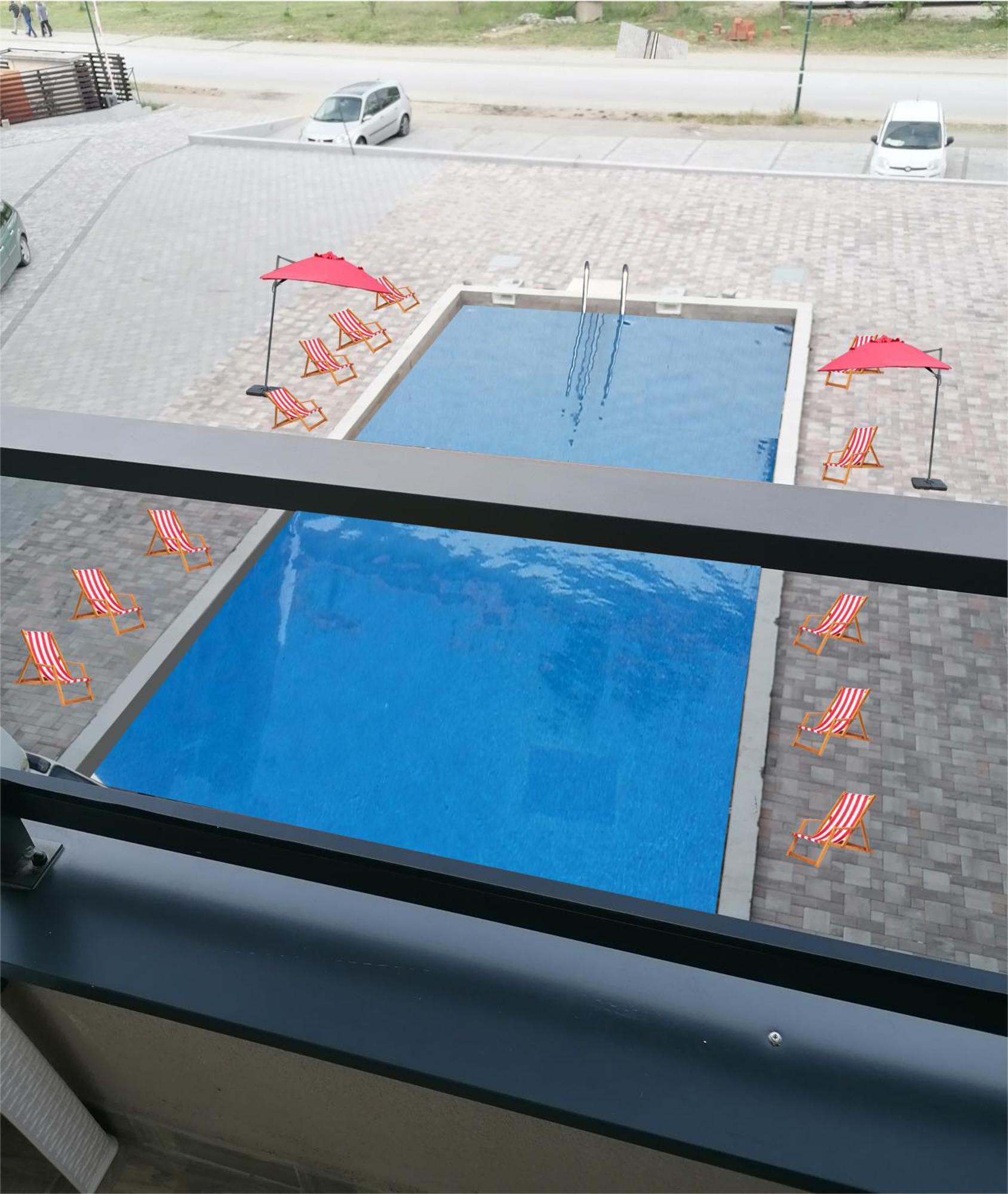 Kristi Lux New 1-bedroom With Pool, Balcony And Free Parking